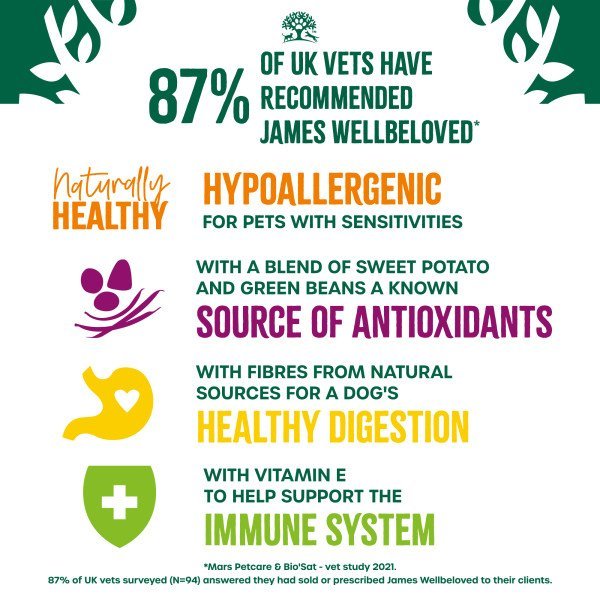 James Wellbeloved Adult Dog Superfoods with Turkey in Gravy 48 x 90g Pouches, James Wellbeloved,