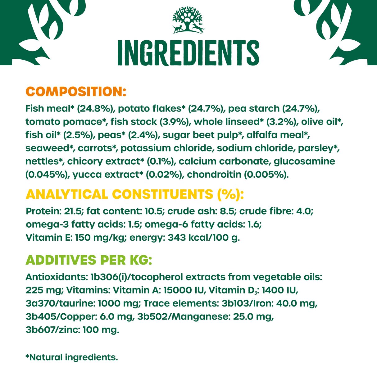 James Wellbeloved Adult Fish & Veg Grain Free Dry Dog Food, James Wellbeloved, 10 kg