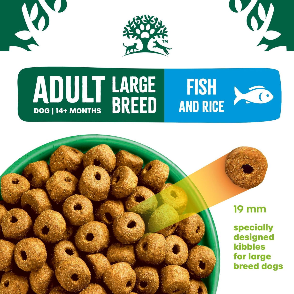 James Wellbeloved Adult Large Breed Fish & Rice Dry Dog Food - 15 kg, James Wellbeloved,