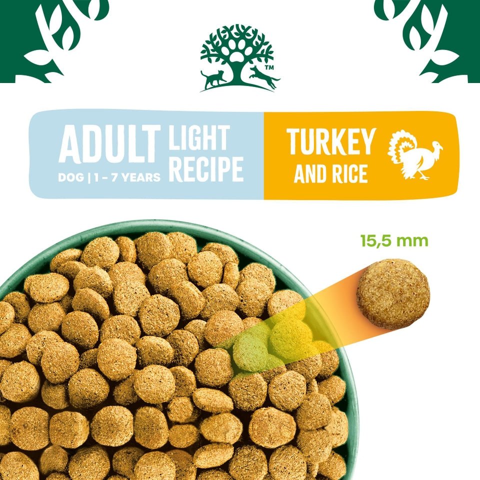 James Wellbeloved Adult Turkey & Rice Light Dry Dog Food, James Wellbeloved, 12 kg