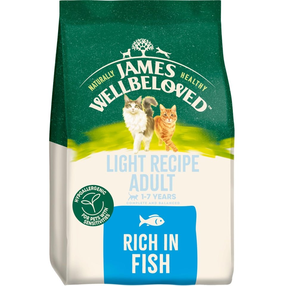 James Wellbeloved Fish Light Adult Dry Cat Food, James Wellbeloved, 4 kg