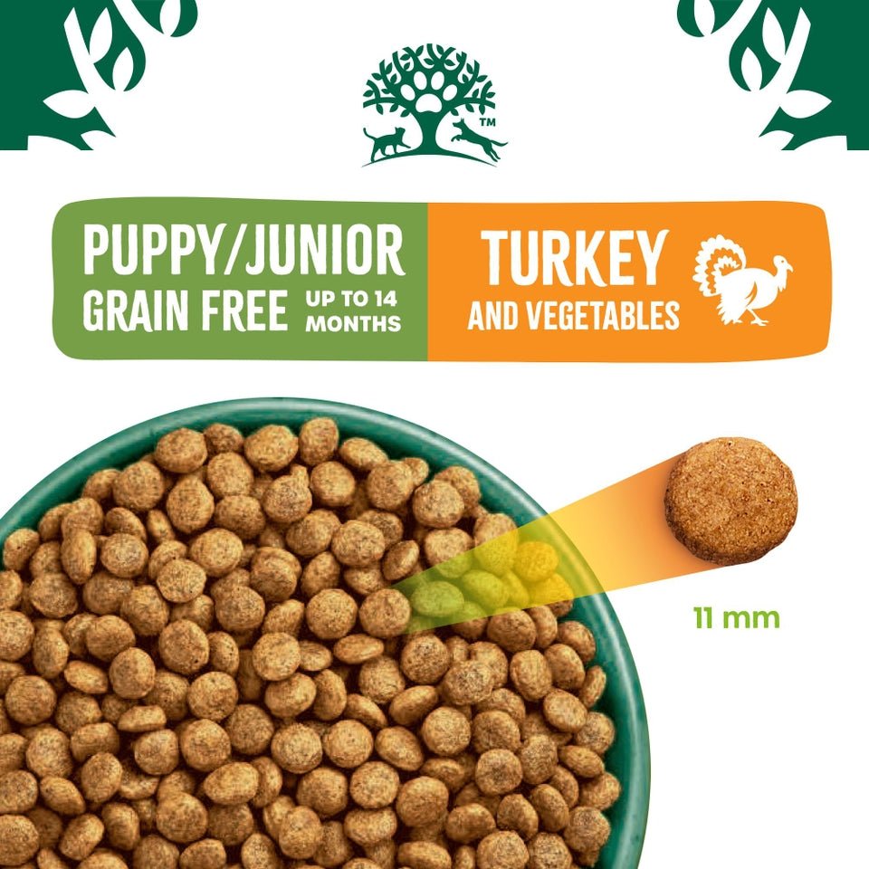 James Wellbeloved Grain Free Puppy / Junior Turkey & Veg Dry Dog Food - 1.5 kg, James Wellbeloved,