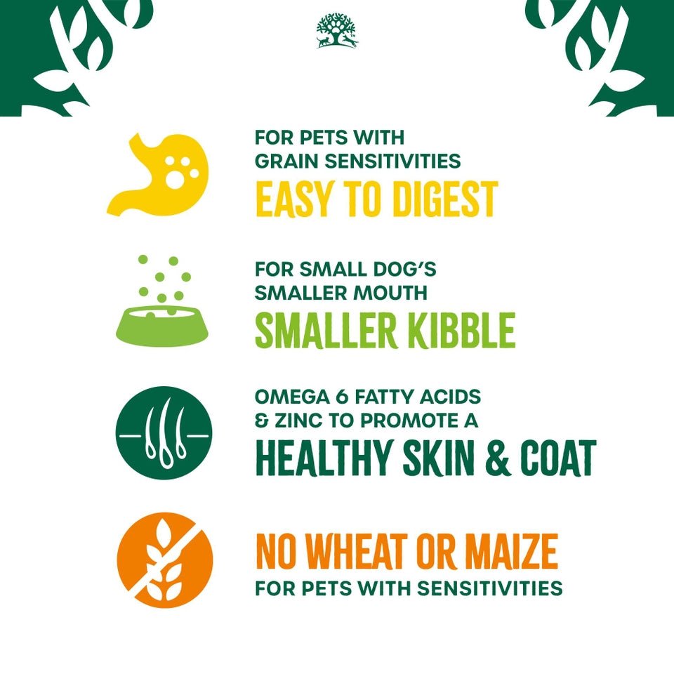 James Wellbeloved Grain Free Small Breed Turkey & Veg Adult Dry Dog Food, James Wellbeloved, 7.5 kg