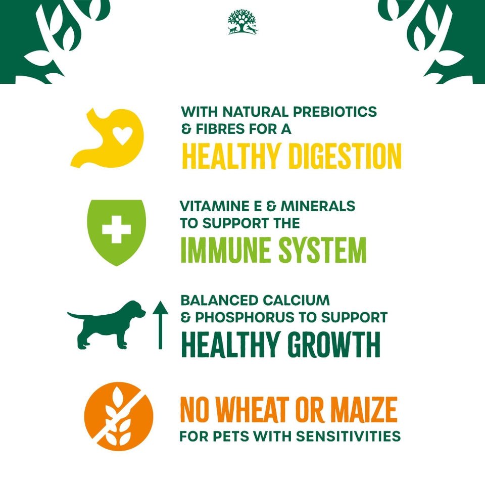 James Wellbeloved Puppy Chicken & Rice Complete Dry Dog Food, James Wellbeloved, 15 kg