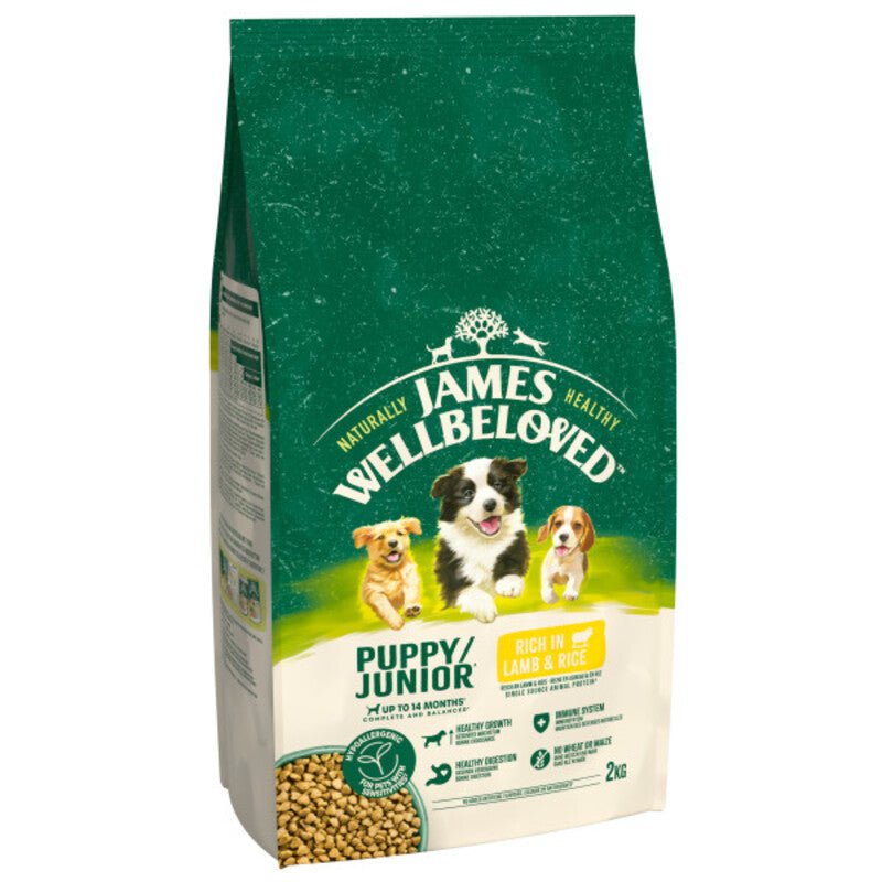 James Wellbeloved Puppy / Junior Lamb & Rice Dry Dog Food, James Wellbeloved, 15 kg