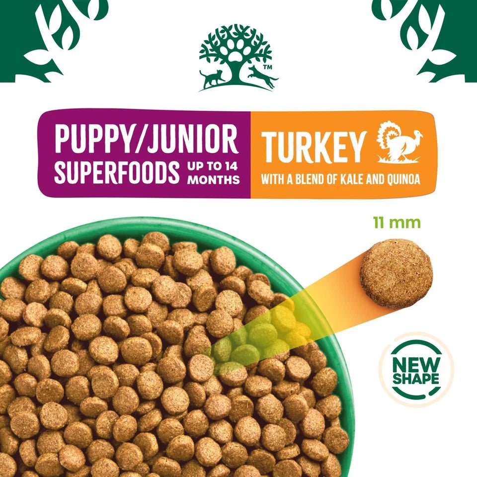 James Wellbeloved Puppy/Junior Superfoods Turkey 1.5 kg, James Wellbeloved,