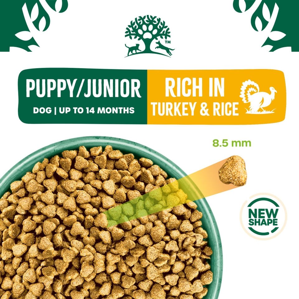 James Wellbeloved Puppy/Junior Turkey & Rice Dry Dog Food, James Wellbeloved, 15 kg