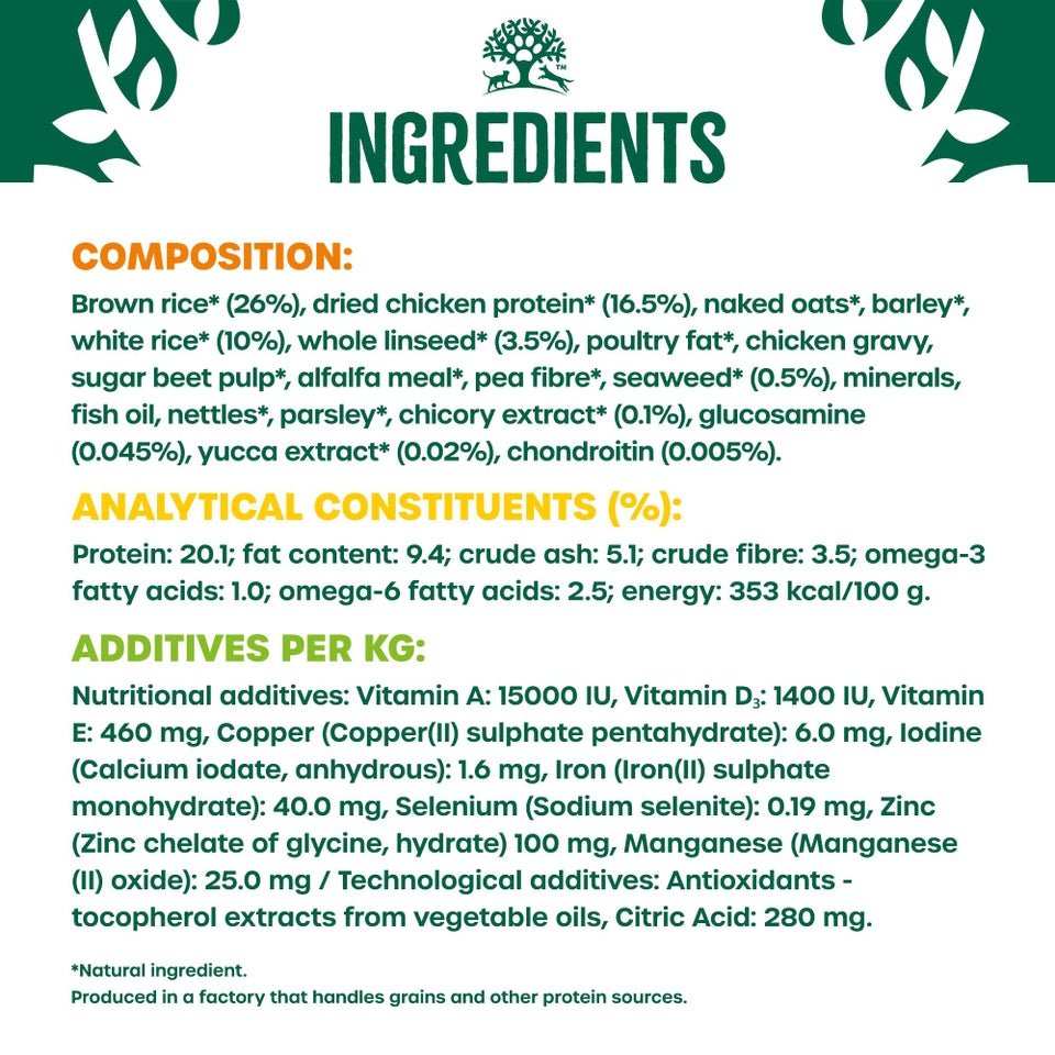 James Wellbeloved Senior Chicken & Rice Dry Dog Food, James Wellbeloved, 15 kg