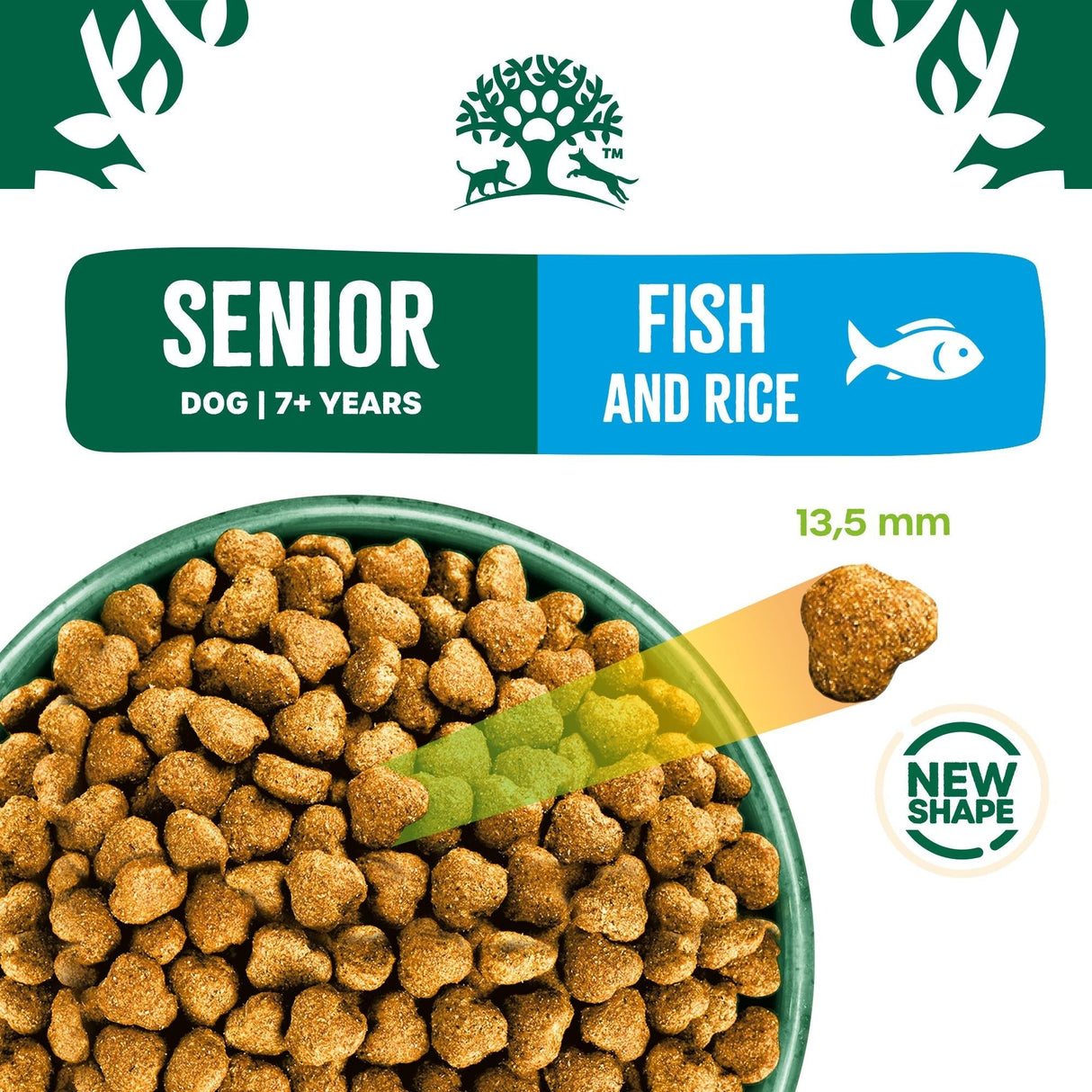 James Wellbeloved Senior Fish & Rice Dry Dog Food, James Wellbeloved, 15 kg