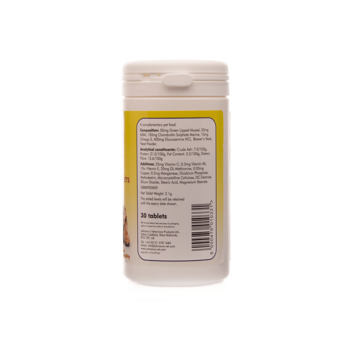 Johnson's 4Joints Extra Strength Tablets for Cats & Dogs - Pack of 4, Johnsons Veterinary,