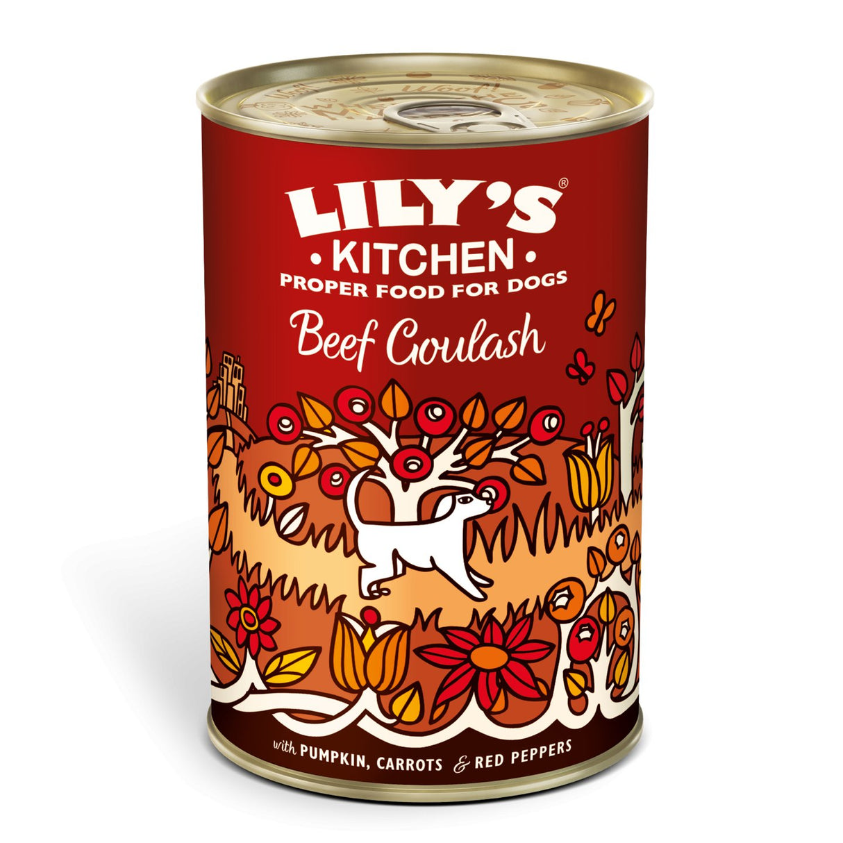 Lily's Kitchen Beef Goulash Wet Adult Dog Food Tins 6x400g, Lily's Kitchen,