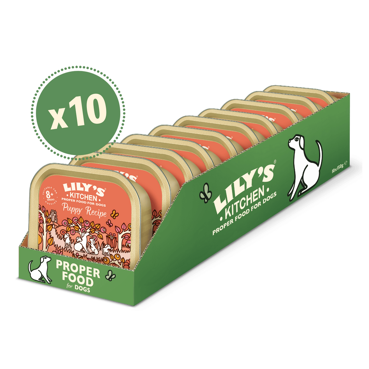 Lily's Kitchen Chicken Puppy Recipe Wet Dog Food - 10 x 150g Trays, Lily's Kitchen,