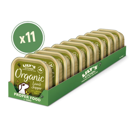 Lily's Kitchen Organic Lamb Supper - 11 x 150g Trays, Lily's Kitchen,