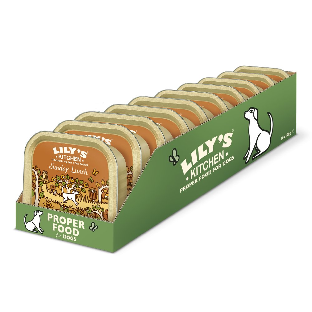Lily's Kitchen Sunday Lunch - 10 x 150g Trays, Lily's Kitchen,