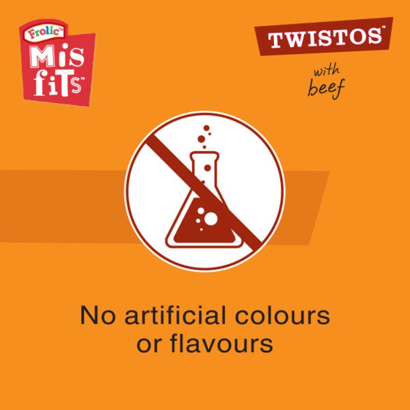 Misfits Twistos Beef Dog Treats - 18 Pack, Pedigree,