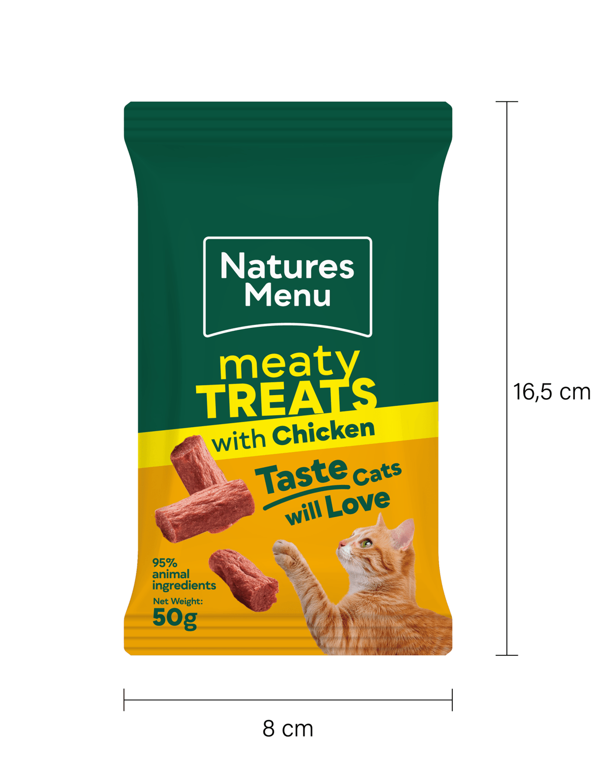 Natures Menu Chicken Cat Treats - 12 x 50g, Natures Menu,