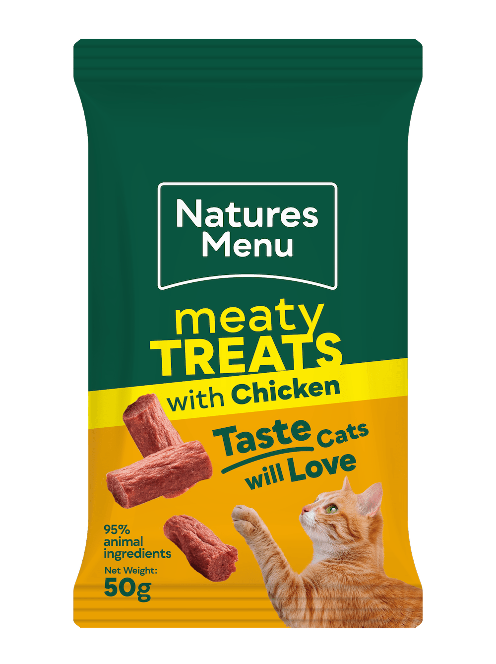 Natures Menu Chicken Cat Treats - 12 x 50g, Natures Menu,