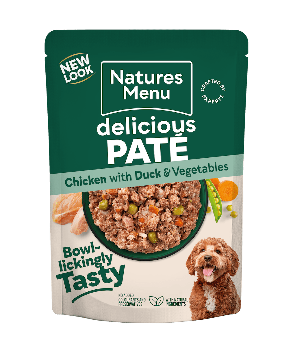Natures Menu Chicken with Duck and Veg Dog Pouches - 8 x 300g, Natures Menu,