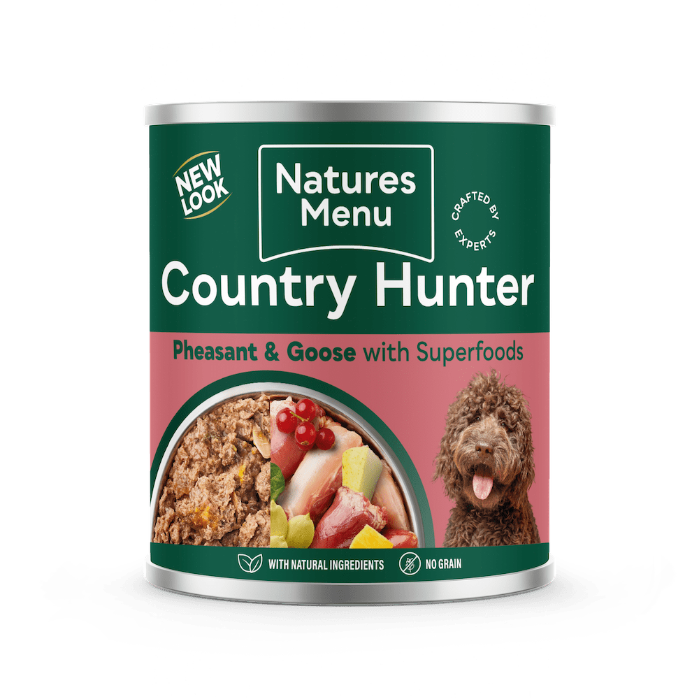Natures Menu Country Hunter Pheasant & Goose with Superfoods Can - 6 x 600g, Natures Menu,