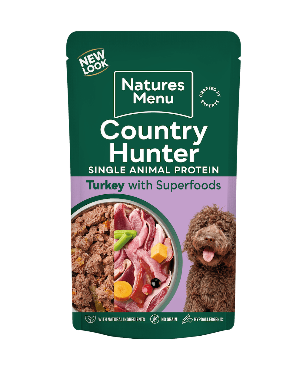 Natures Menu Country Hunter Superfood Meat Selection Pouch - 36 x 150g, Natures Menu,