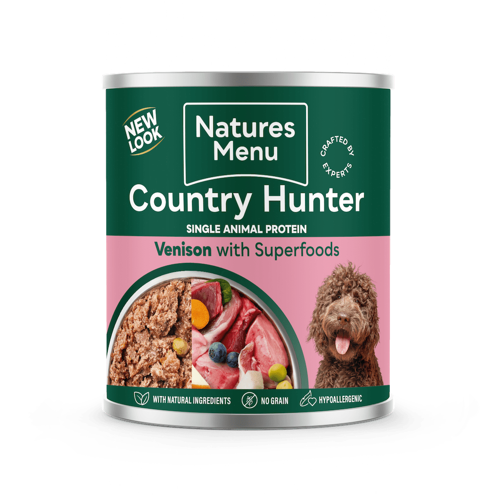 Natures Menu Country Hunter Venison with Superfoods Can - 6 x 600g, Natures Menu,
