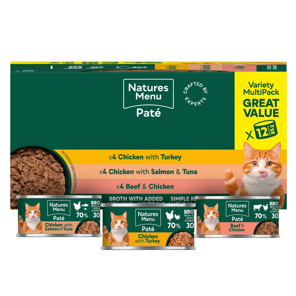 Natures Menu Meat Selection Adult Cat Multipack Cans - 4x (12x85g), Natures Menu,