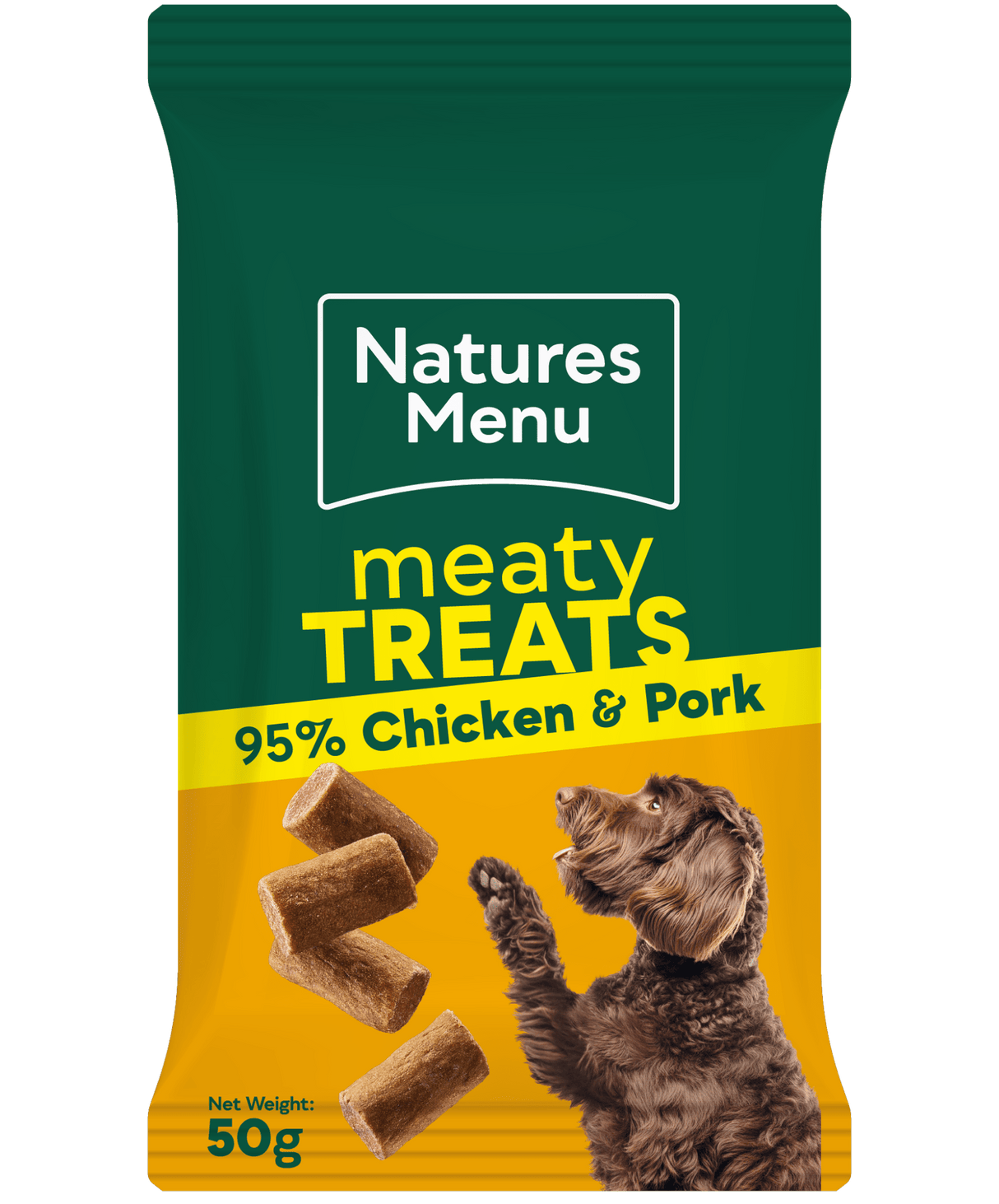 Natures Menu Meaty Chicken Dog Treats - 12 x 50g, Natures Menu,