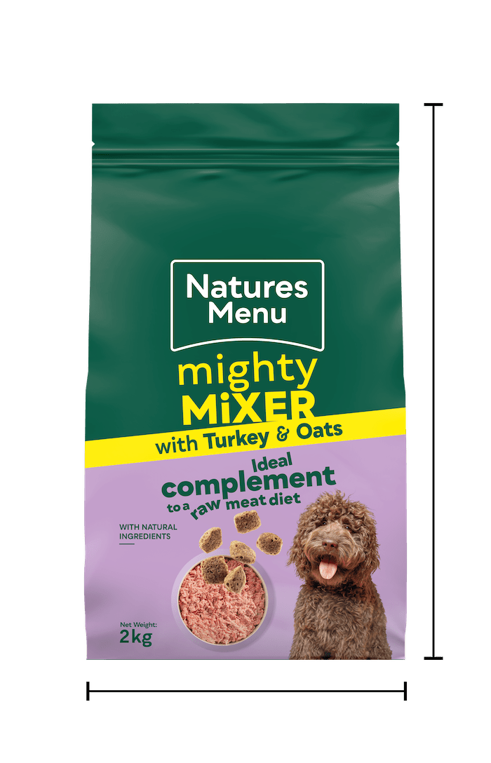 Natures Menu Natural Mighty Mixer with Turkey & Oats - 5 x 2 kg, Natures Menu,