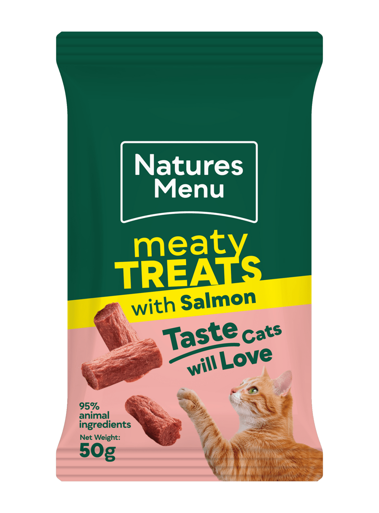 Natures Menu Salmon Cat Treats - 12 x 50g, Natures Menu,