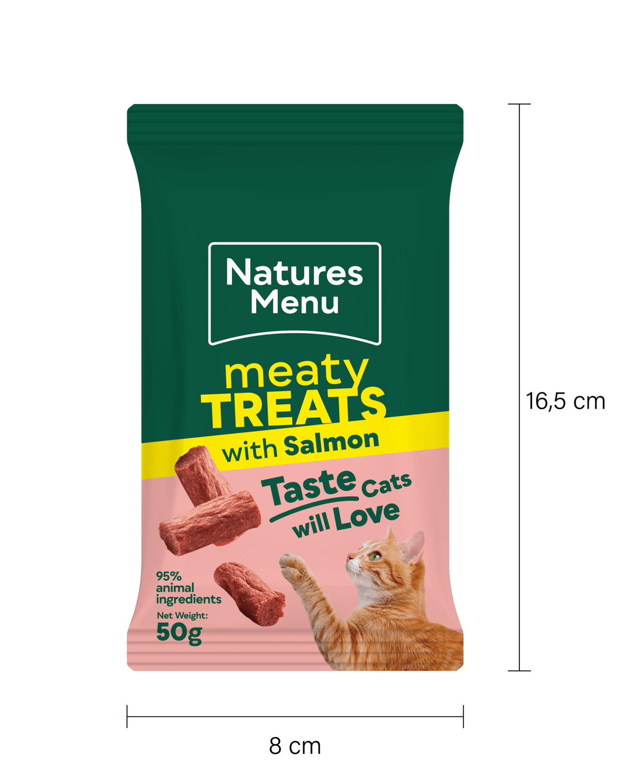 Natures Menu Salmon Cat Treats - 12 x 50g, Natures Menu,