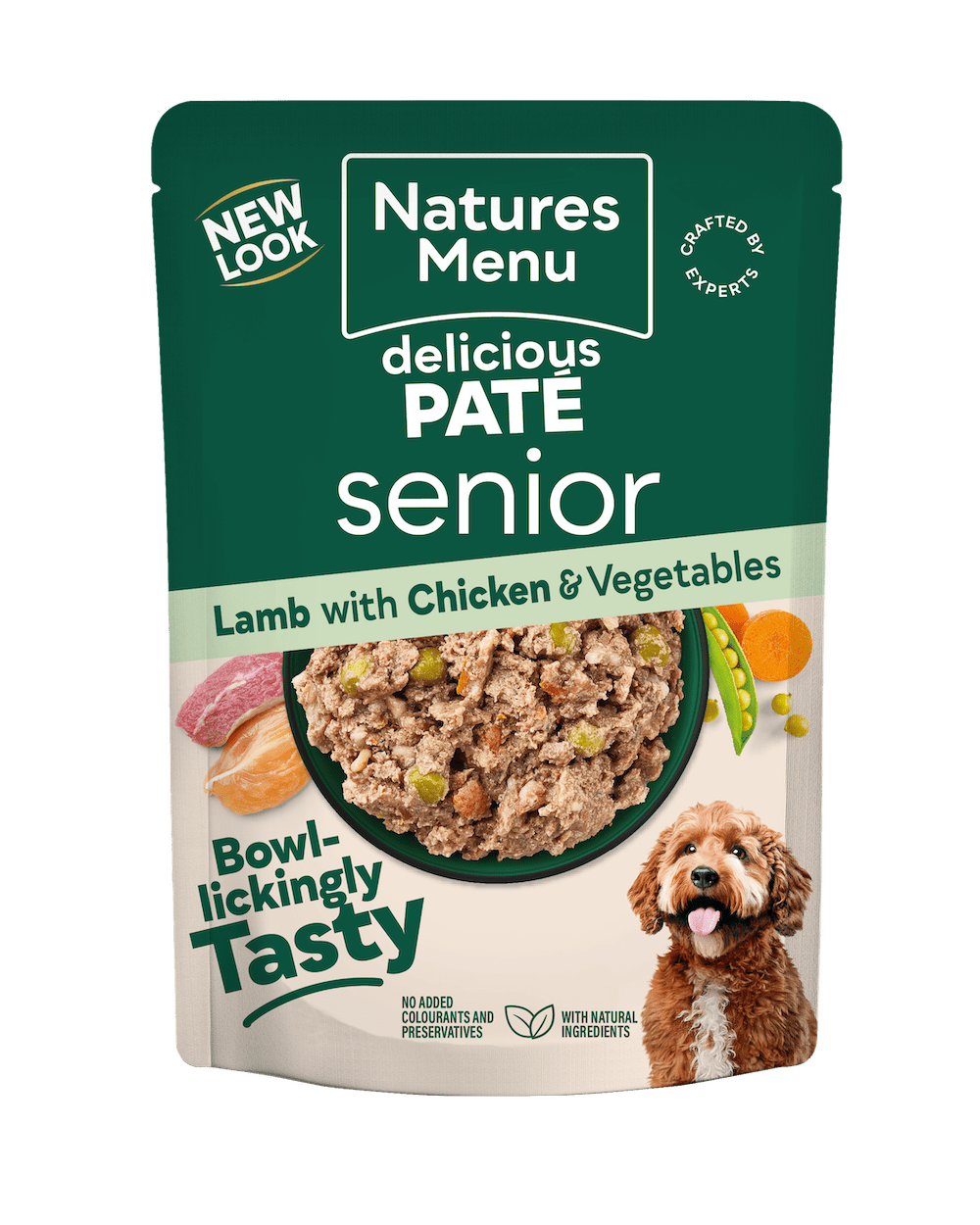 Natures Menu Senior Lamb with Chicken Pouch - 8 x 300g, Natures Menu,