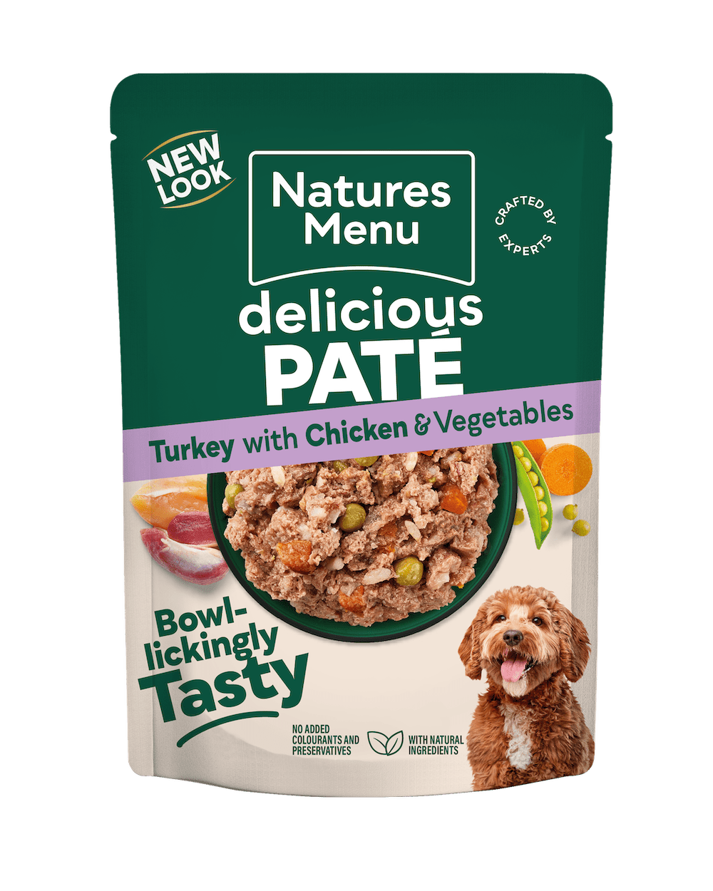 Natures Menu Turkey and Chicken Dog Pouches - 8 x 300g, Natures Menu,