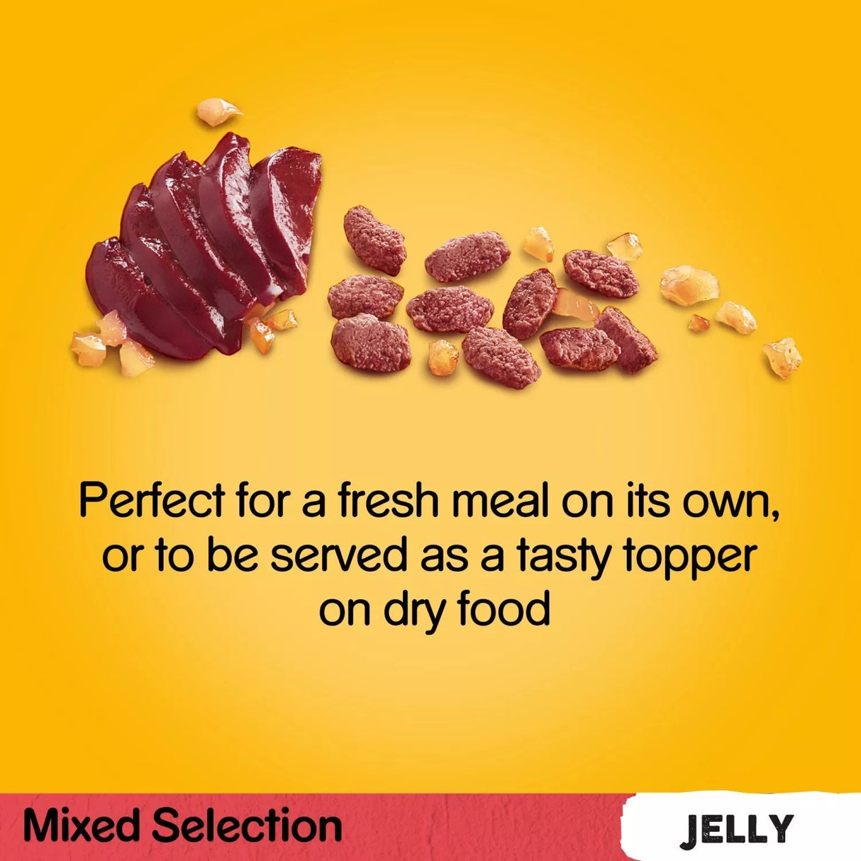 Pedigree Adult Wet Dog Food Mixed Selection in Jelly - 40 x 100g Mega Pack, Pedigree,
