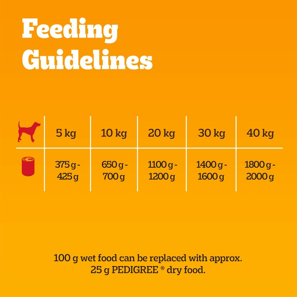 Pedigree Adult Wet Dog Food Tins Mixed Selection in Gravy - 24 x 400g, Pedigree,