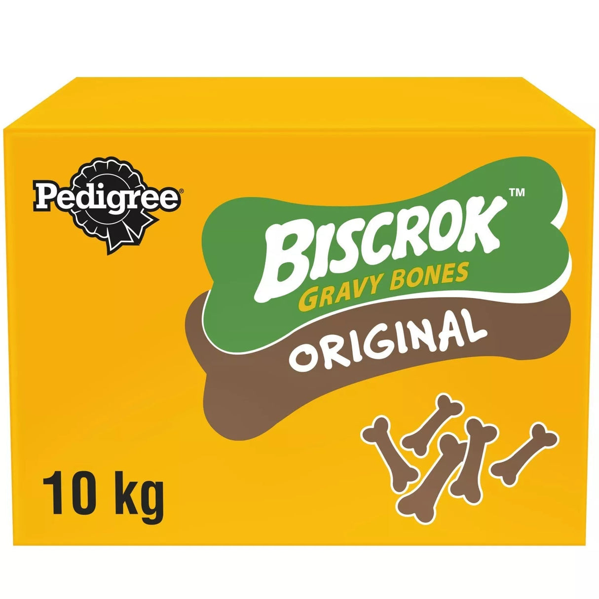 Pedigree Biscrok Gravy Bones Dog Biscuits Dog Treats, Pedigree, 10 kg
