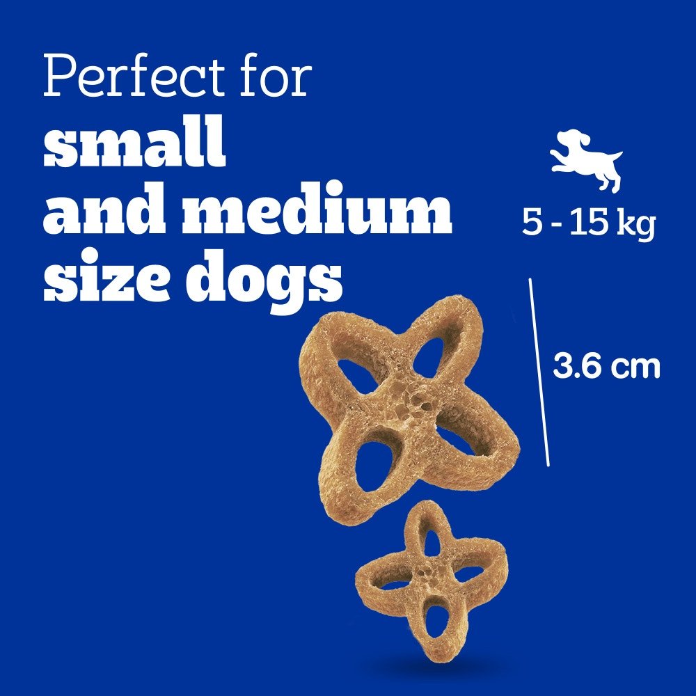 Pedigree Dentastix Chewy Chunx Beef Mini Adult Small Dog Treats - 5 x 68g, Pedigree,
