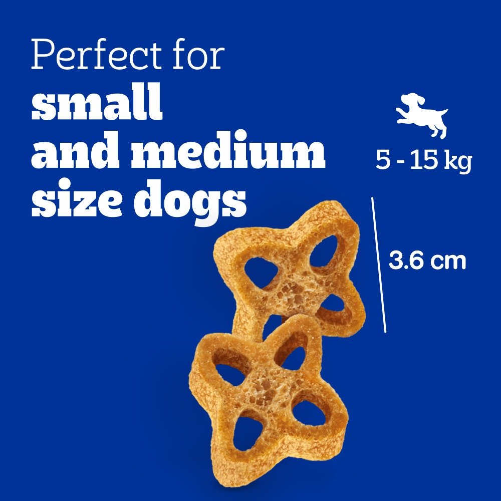 Pedigree Dentastix Chewy Chunx Chicken Mini Adult Small Dog Treats - 5 x 68g, Pedigree,