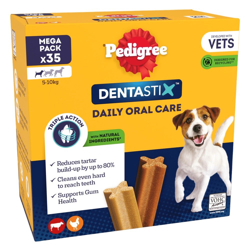 Pedigree Dentastix Daily Small Dog Dental Chew Treat, Pedigree, 140 Sticks