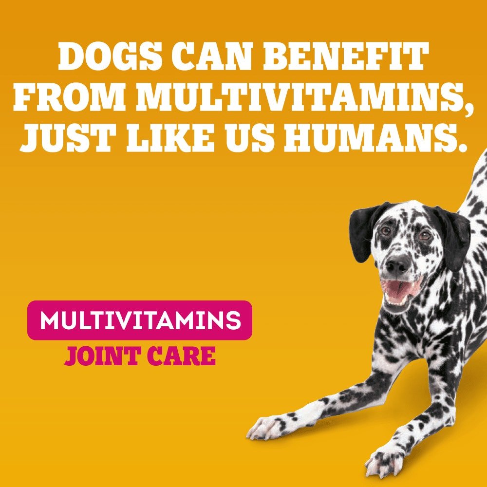 Pedigree Multivitamins Joint Care Soft Dog Chews - 6 x 180g Packs, Pedigree,