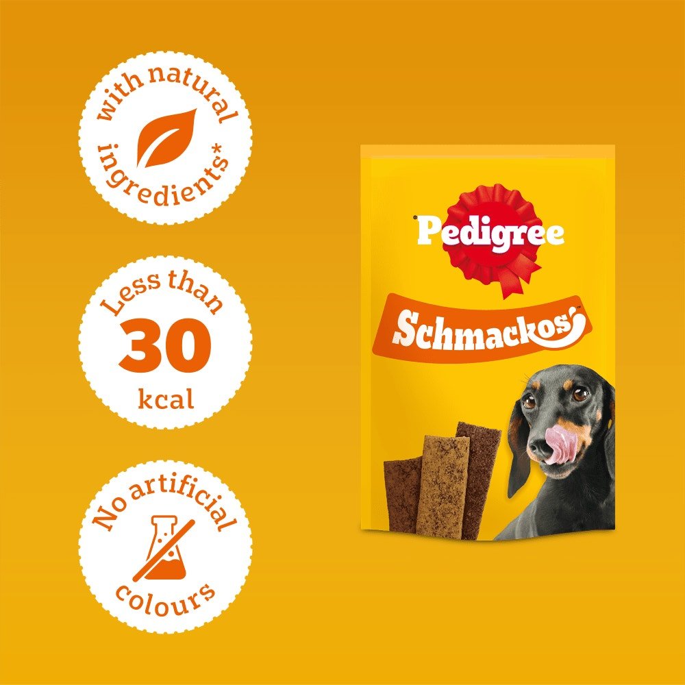 Pedigree Schmackos Adult Dog Treats Poultry Mix 20 Strips - 9 Bags, Pedigree,