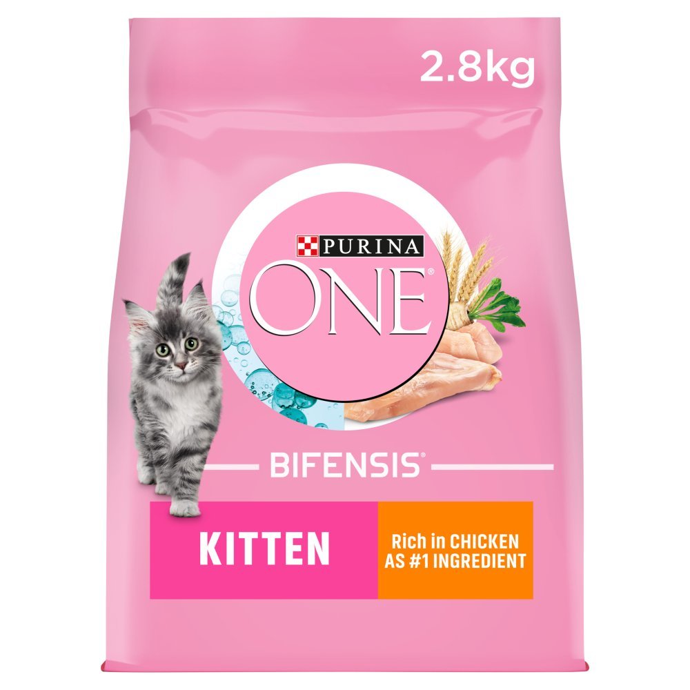 PURINA ONE Kitten Chicken Dry Cat Food, Purina One, 2.8 kg