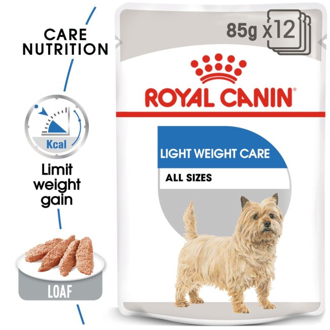 Royal Canin Light Weight Care Loaf Wet Dog Food - 12 x 85g, Royal Canin,