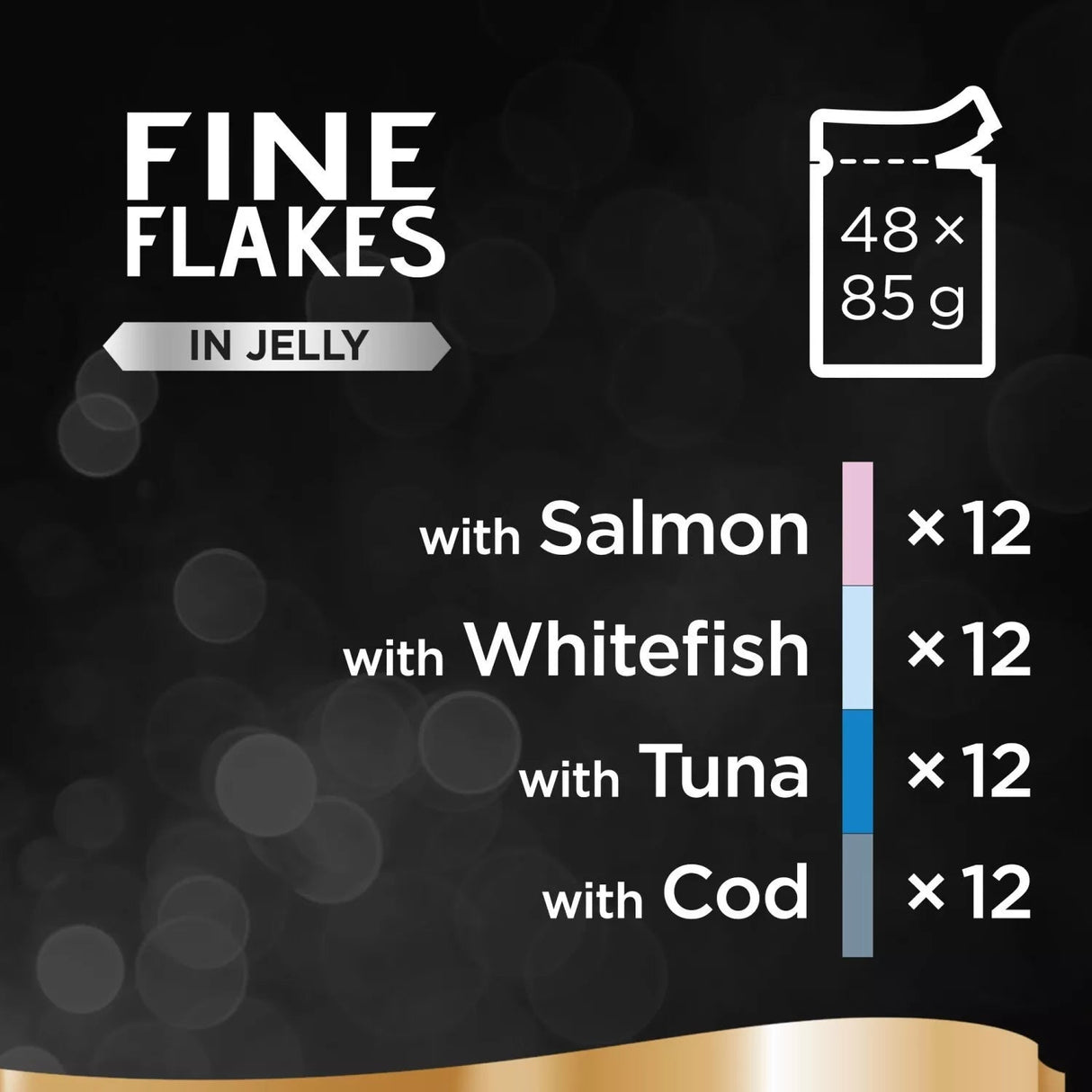 Sheba Fine Flakes Fish Selection in Jelly - 48 x 85g, Sheba,