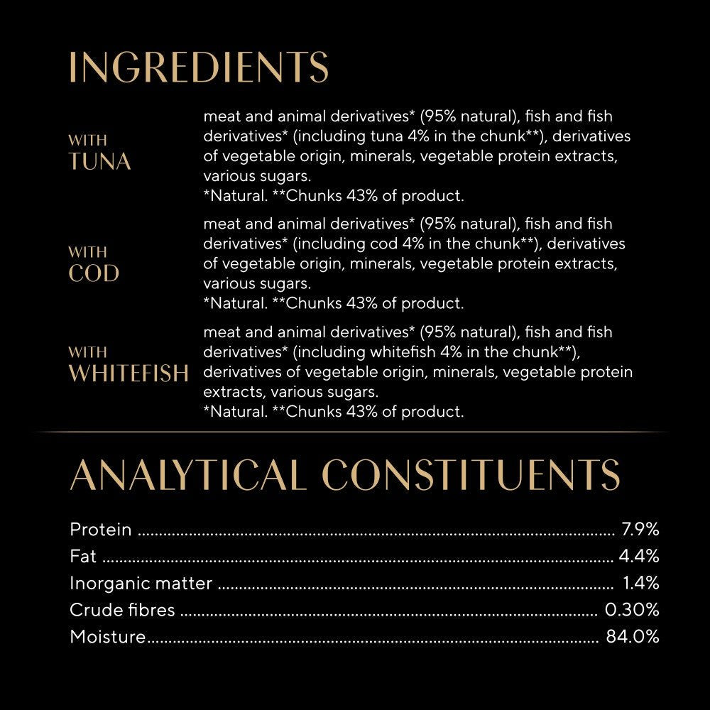 Sheba Fresh & Fine Adult Tuna & Cod & Whitefish in Gravy Pouches - 48 x 50g, Sheba,