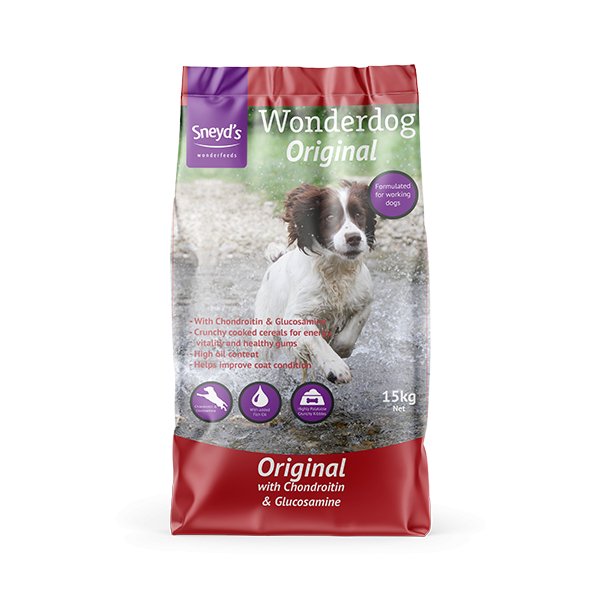 Sneyds Wonderdog Original with Joint Care & Herb Blend Dry Dog Food - 15 kg, Wonderdog,