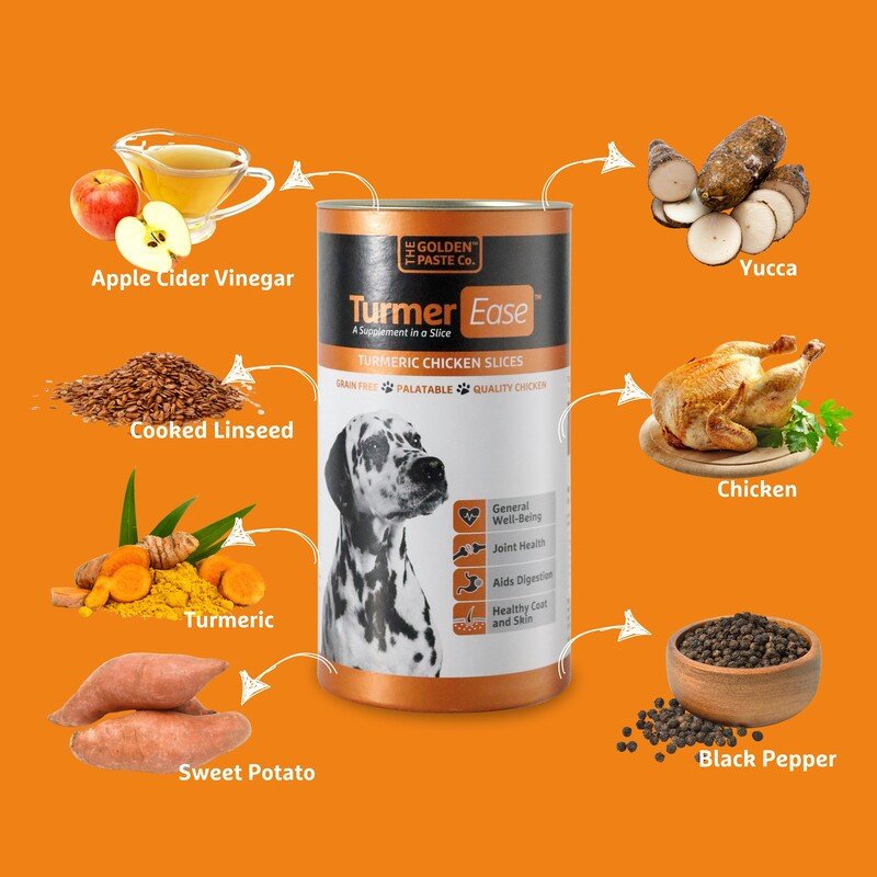 The Golden Paste Co. TurmerEase Turmeric Pet Joint Supplement, The Golden Paste Co,