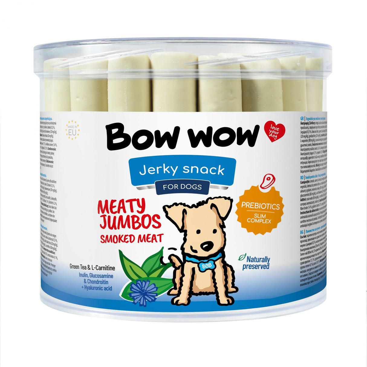 Bow Wow Meaty Jumbos Smoked Meat Dog Treats
