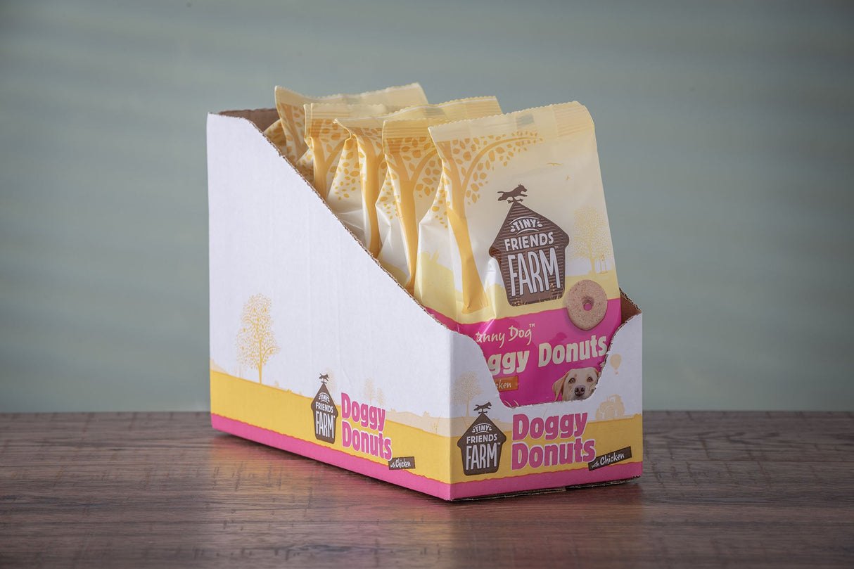 Tiny Friends Farm Danny Dog Doggy Donuts with Chicken Dog Treats 6x200g, Supreme Pet Foods,