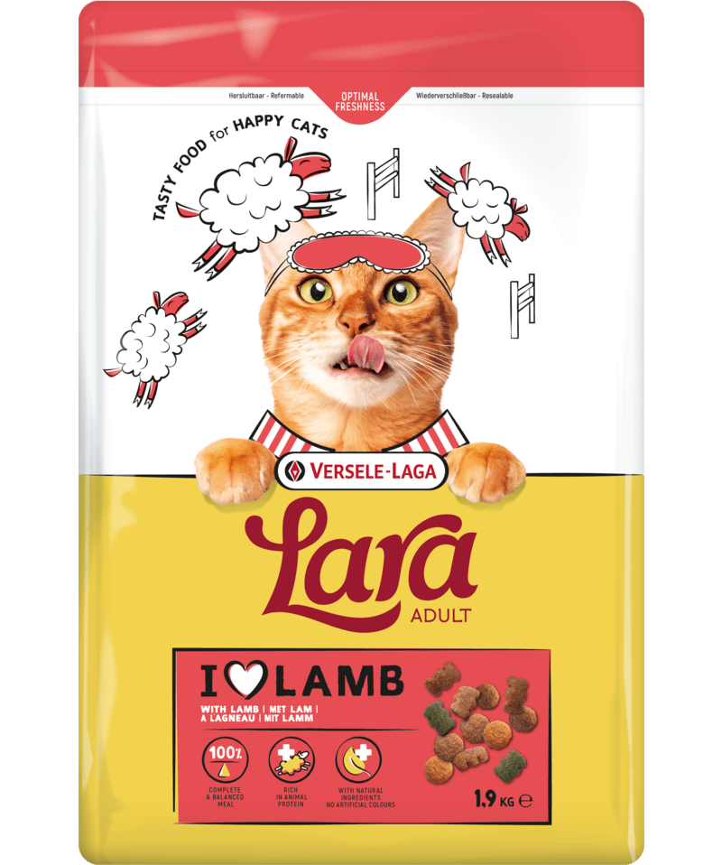 Versele - Laga Lara Adult Cat Lamb Dry Food - 7.6 kg, Versele Laga,
