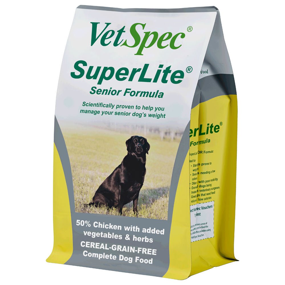VetSpec SuperLite Senior Formula Dry Dog Food, VetSpec, 2 kg